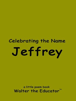 cover image of Celebrating the Name Jeffrey